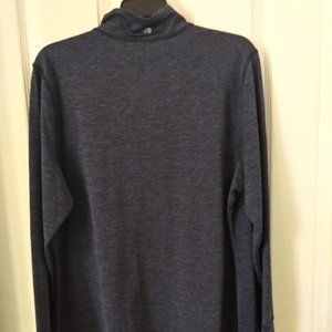 Women;s Ideology 2X Dark Grey zippered turtleneck